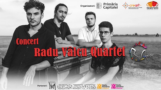 Vizualul concertului Radu Valcu Quartet