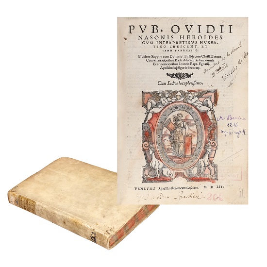 Eroinele antichita?ii de Ovidius Publius Naso, latina, Vene?ia, 1552