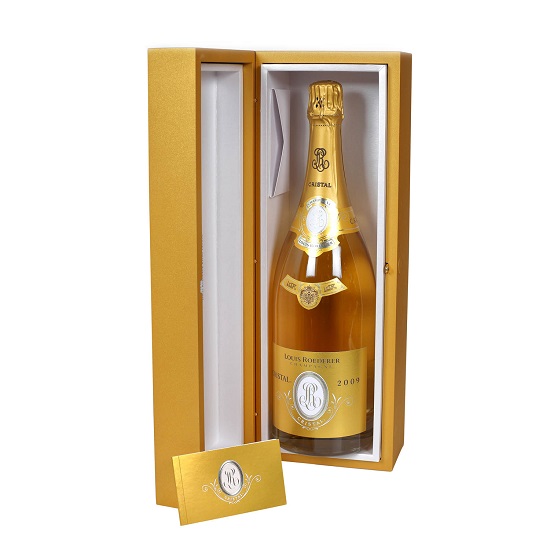 Lot deosebit de champagne Louis Roederer Cristal, Brut Magnum, 2009, 1st x 1,5l, în etui original