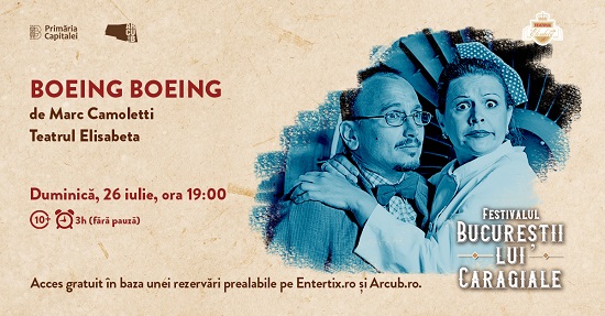 Web banner - Boeing Boeing - Teatrul Elisabeta - Bucurestii lui Caragiale